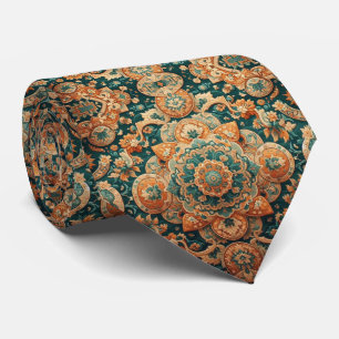 Lyxig persisk designerstil Falsksilkesnäcka Slips