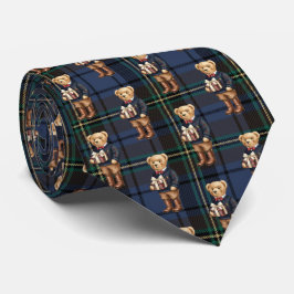 Lyxig Plaid Jul Teddybjörn Slips