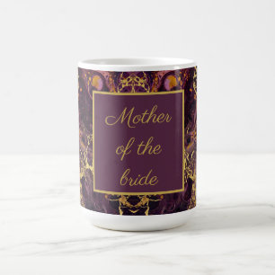 Lyxig plommonlila marmor  kaffemugg