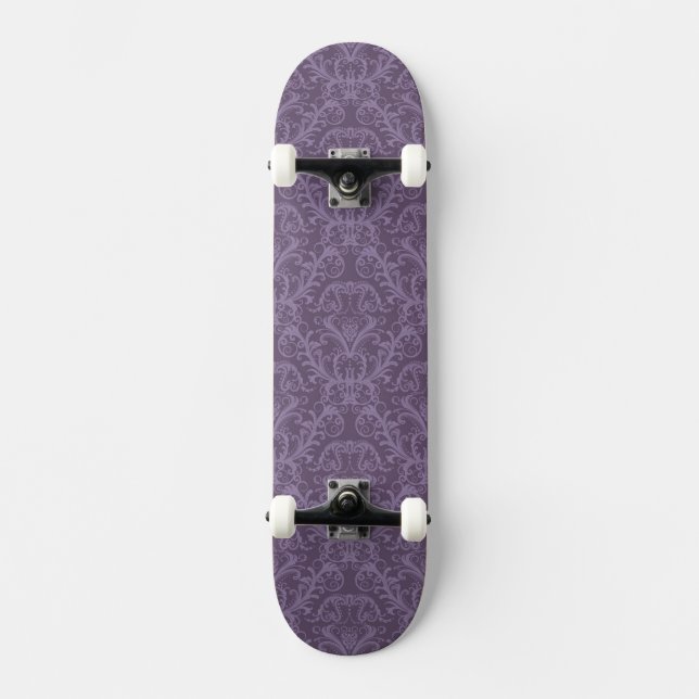 Lyxig purpurfärgad tapet skateboard bräda 20,5 cm (Framsida)