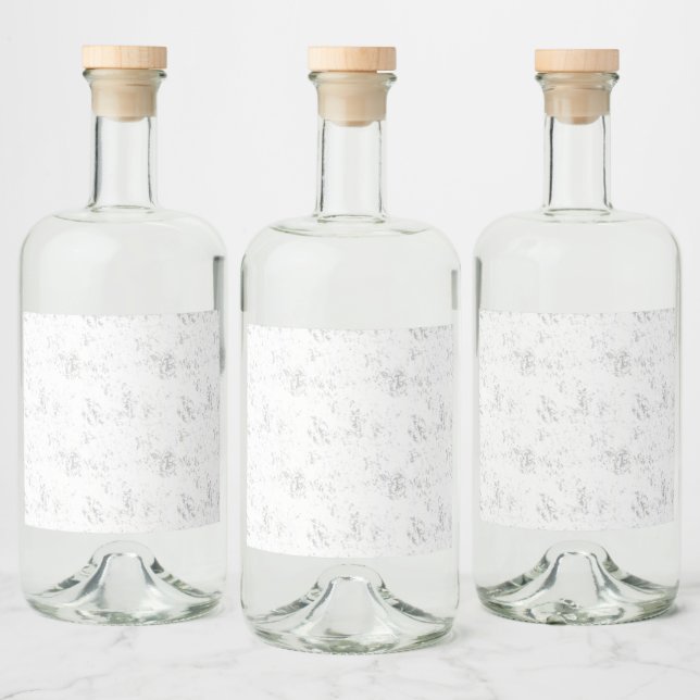 Lyxig Romantisk Bröllopsfirande Design Spritflaskor Etikett (Flaskor)