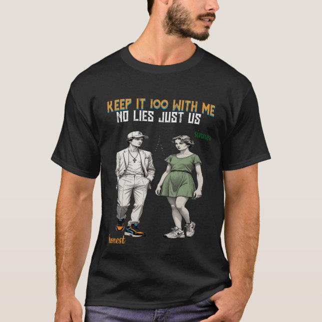 Lyxig romantisk kärlekskonst T-shirt (Framsida)