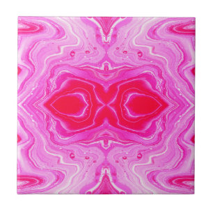 Lyxig rosa marmor väggdekor Chic marmor effekt Kakelplatta
