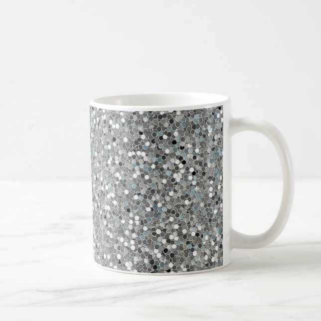 Lyxig silver kaffekopp (Höger)