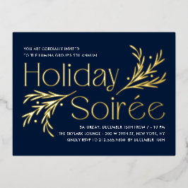 Lyxig Soiré-folie Julfirande Postkort