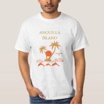Lyxig Sommarskjorta för Anguilla Ö i Karibien