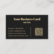 Lyxig Svart & Guld Minimalistisk Professionell