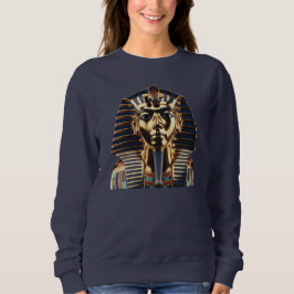 Lyxig T-shirt med guldbelagd egyptisk maskkonst