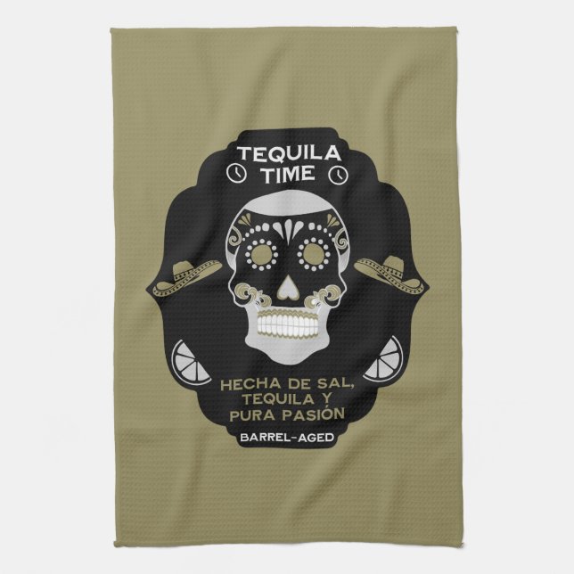 Lyxig Tequilapresent Kökshandduk (Vertikal)