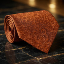 Lyxig Terrakotta Bränd Orange Barock Floral