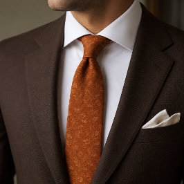 Lyxig Terrakotta Bränd Orange Jacquard Slips