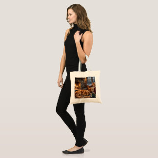 Lyxig Tote Bag med Golden Retriever Tygkasse