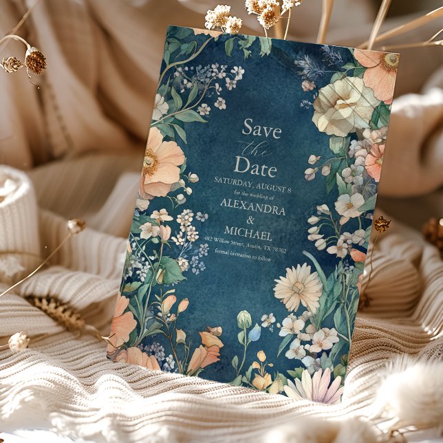 Lyxig Viktoriansk Kunglig Elegans Bröllop Spara Datumet (Skapare uppladdad)