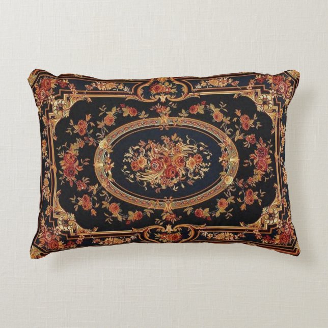 Lyxig Vintage Design Kudde (Framsidan)
