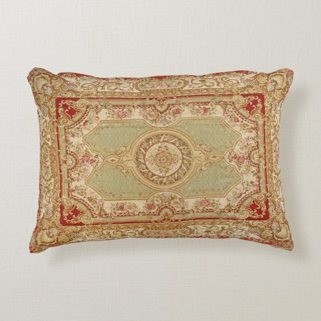 Lyxig Vintage Design Kudde (Framsidan)