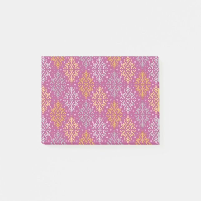 Lyxig Vintage Mönster Post-it Block (Framsida)