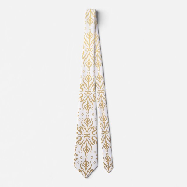 Lyxig Vintage Mönster Slips (Framsida)