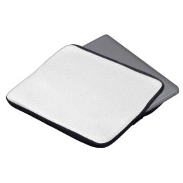 Lyxig vit monogram-filmappsats laptop fodral