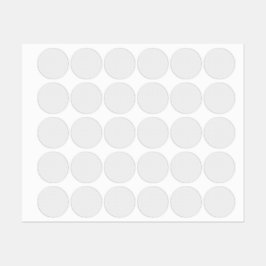 Lyxig vit monogramm filmappsats klistermärke