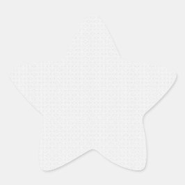 Lyxig vit monogramm filmappsats stjärnformat klistermärke