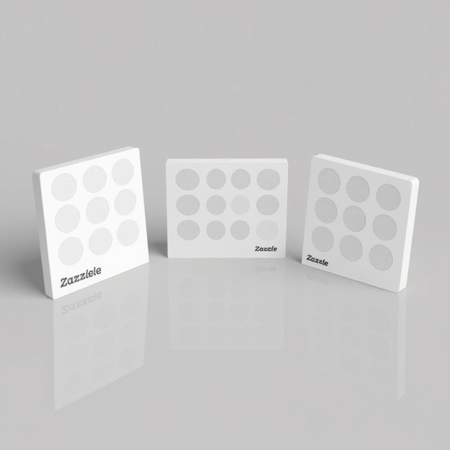 Lyxig vit mönstrad rund etikett (Stick your style on everything. #CustomStickers #PersonalizedLabels)
