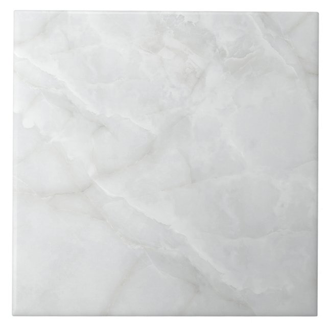 Lyxig vit onyx marmorstruktur kakelplatta (Framsidan)