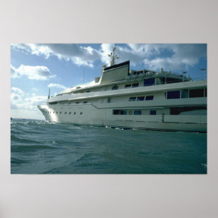 Lyxig yacht poster