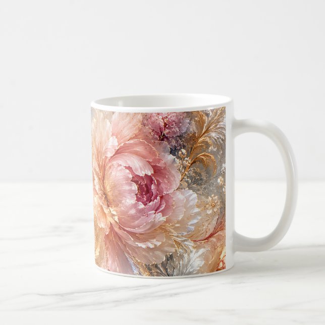 Lyxiga fantasiiblandningar kaffemugg (Höger)