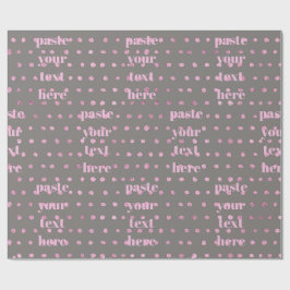 Lyxiga glitterprickar presentpapper
