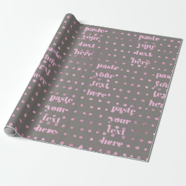 Lyxiga glitterprickar presentpapper