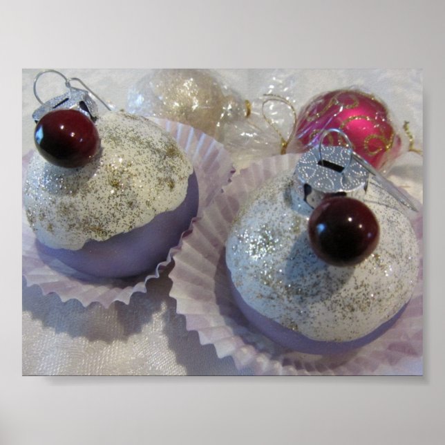 Lyxiga julcupcakes poster (Framsidan)