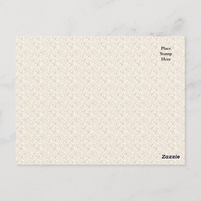 Lyxiga neutrala vykort | Elegant minimalism (Baksida)