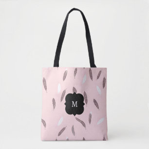 Lyxiga Populära Fjädrar Boho Kollektion Tygkasse