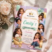 Lyxiga prinsessvänner 6-års födelsedagsfest