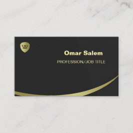"Lyxigt affärskort med sofistikerat och mod Visitkort