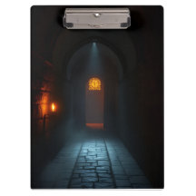 Lyxigt gotiskt slott Halloween-klippbord