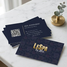 Lyxigt guld- och mörkt blomster Spa Salon 