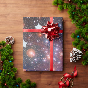 Lyxigt kosmisk stjärn galax presentpapper. presentpapper