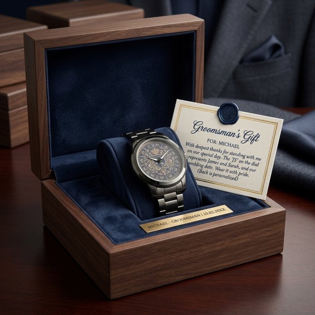 Lyxigt Royal Crest Sällskap Bröllopspresent Armbandsur (Skapare uppladdad)