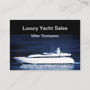 Lyxigt yachtSaletema Visitkort