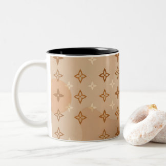 Lyxinspirerad monogram Två-Tonad mugg