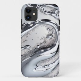 Lyxiskt Silver Glitter Vatten - Glitter Fodral