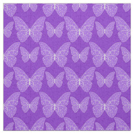 Lyxiumets moderna Lila Naturlig Blommigt Butterfly Tyg