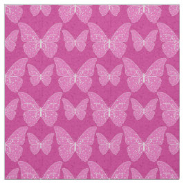 Lyxiumets moderna Rosa Naturlig Blommigt Butterfly Tyg