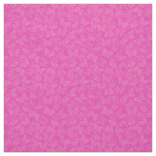 Lyxiumets moderna Rosa Naturlig Blommigt Butterfly Tyg