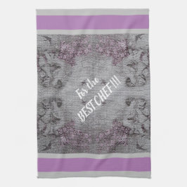 Lyxiumets moderna Vintage Blommigt Ro Kökshandduk