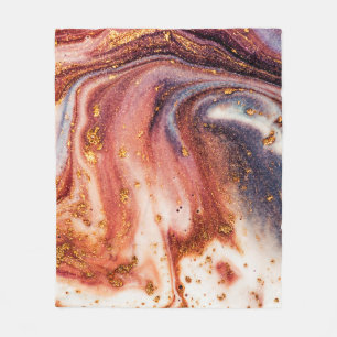 Lyxkonst i Östra stil. Golden swirl, artisti Fleecefilt