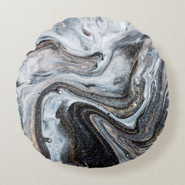 Lyxkonst i Östra stil. Golden swirl, artisti Rund Kudde (Framsidan)