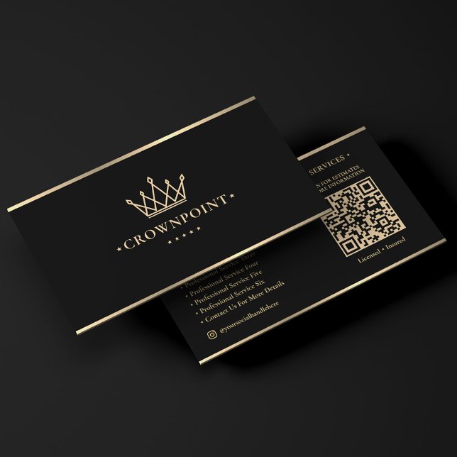 Lyxmäklare Inteckning Fastighetsmäklare Krona B Visitkort (Luxury Realtor Mortgage Real Estate Broker Crown B Business Card
)