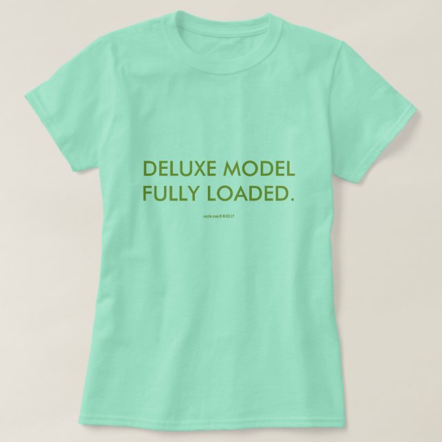 LYXMODEL FULLT UTURUSTAD. TEE SHIRT (Design framsida)